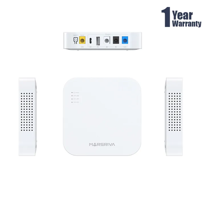 MARSRIVA KP4 10000mAh Smart Mini Router DC UPS 18Watt with 3 DC Output, 1 USB & 1 Type C Output - Image 3